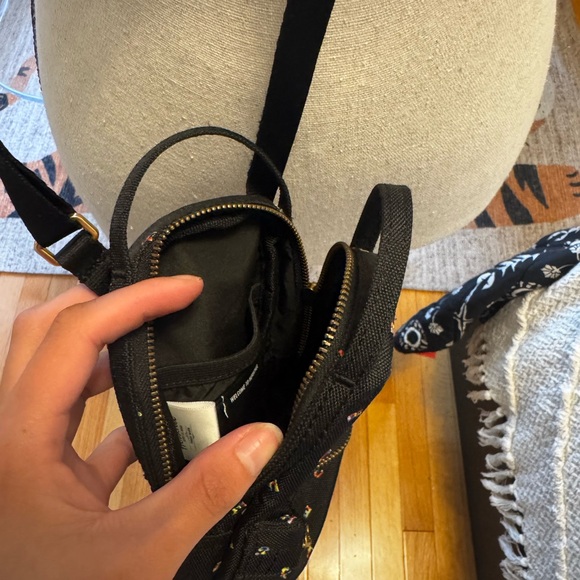 Herschel Supply Company Black Crossbody Bag with Multicolor Accents - Picture 3 of 3